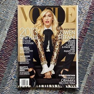 January 2013 Vogue Magazine with Gwen Stefani Cover